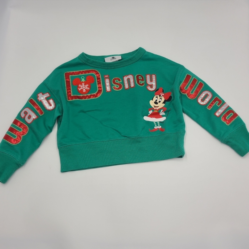 Disney girls' Christmas sweatshirt size XXS 2/3